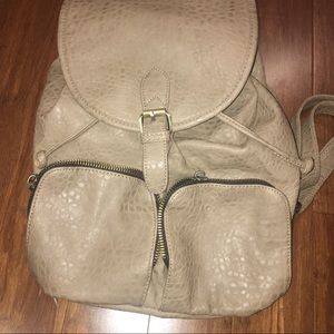 Fake Leather Backpack
